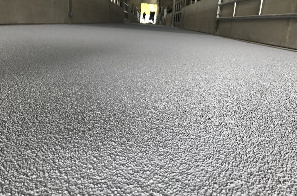 Epoxy anti-skid flooring